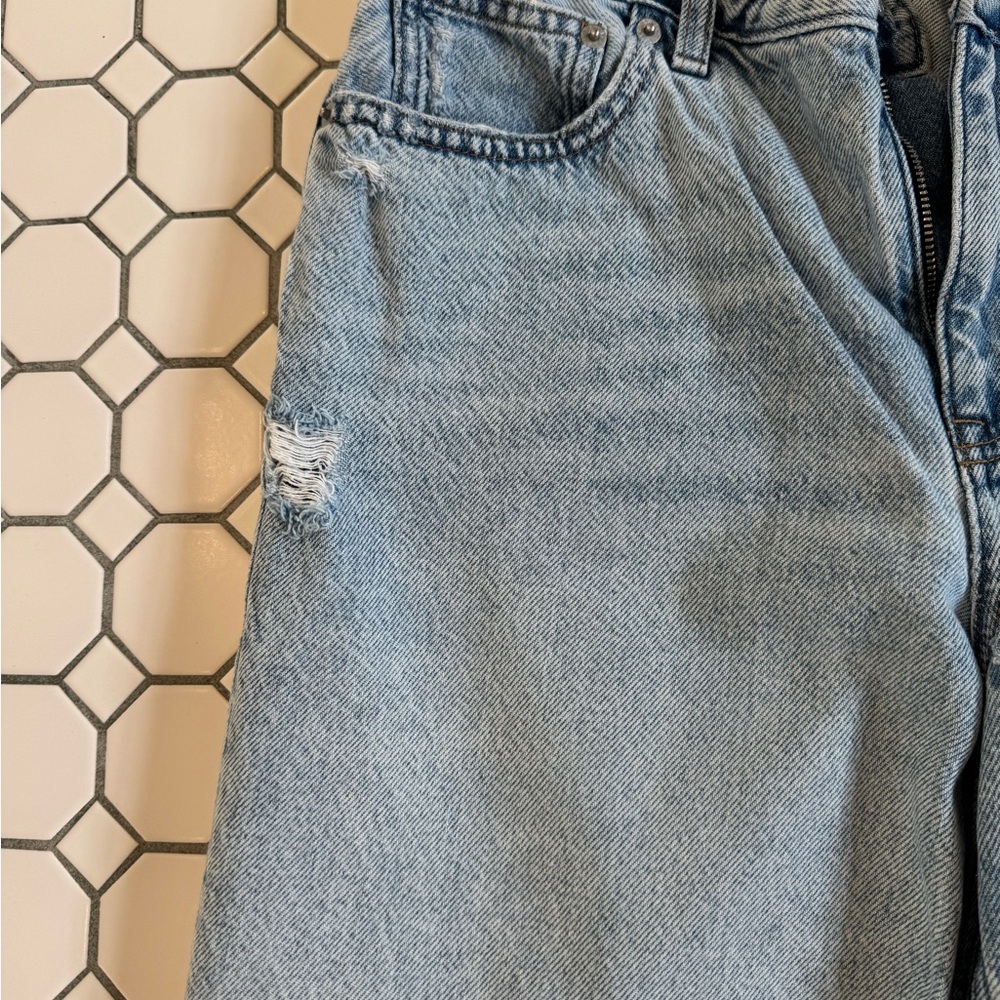 J. Crew Factory Light Blue Boyfriend Jeans - Picture 5 of 7